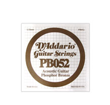 D'Addario Phosphor Bronze PB052 Individual Acoustic Guitar String
