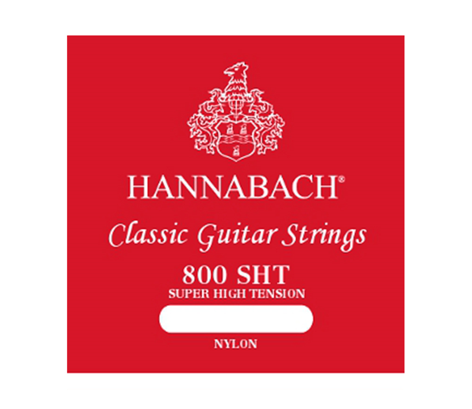 Hannabach 815SHT Red High Tension Classical Guitar String Set