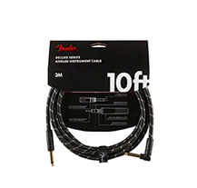 Fender Deluxe Series Angle Black Tweed 3mt Instrument Cable