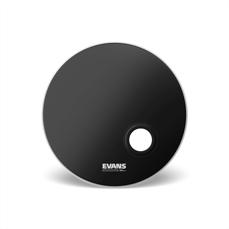 Pele Bombo 22" Evans BD22REMAD Emad Bass Reso Black