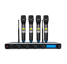 Definitive Audio DA UHF MH 400 (pack 4 mic) Handheld Wireless Microphone System