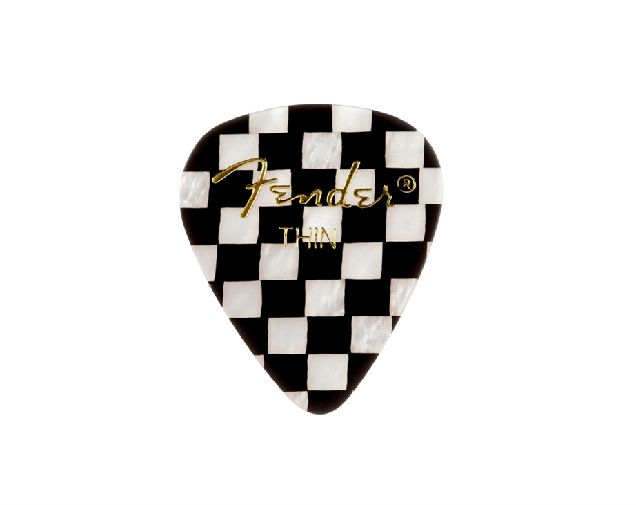 Palheta Fender 351 Shape Graphic Checker