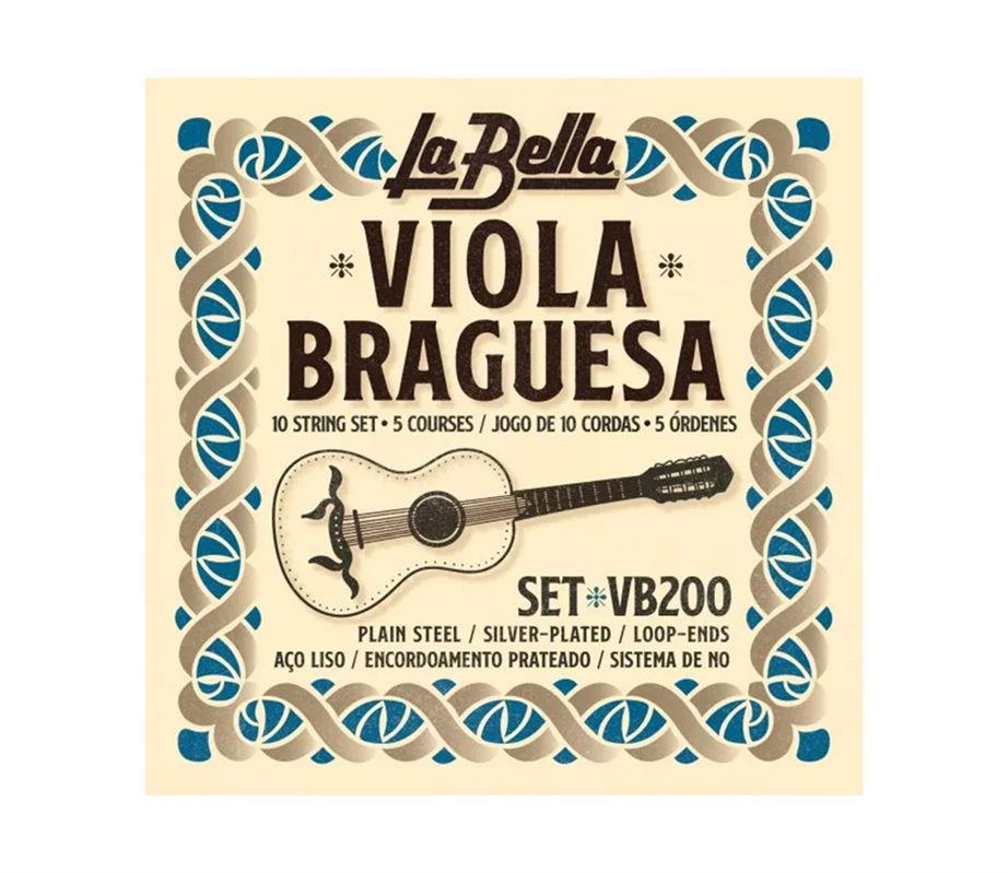 La Bella VB200 Braguesa Guitar String Set
