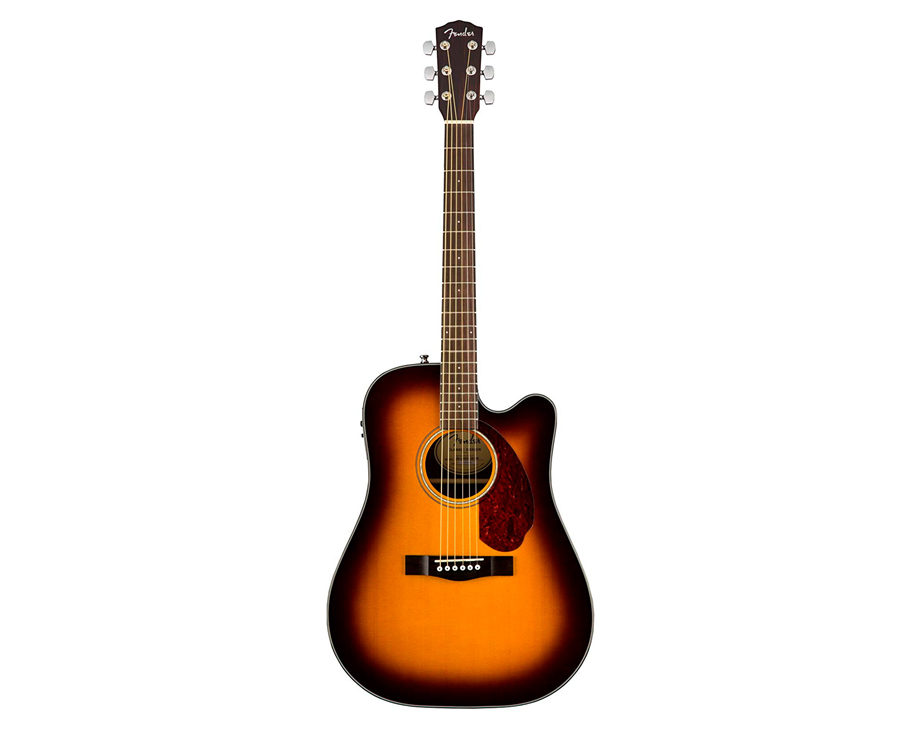 Guit Electro-Acústica Dreadnought Fender CD140SCE Sunburst