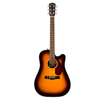 Guit Electro-Acústica Dreadnought Fender CD140SCE Sunburst