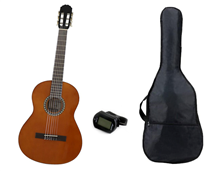 VGS 170 Natural 3/4 w/bag and tuner classic guitar pack