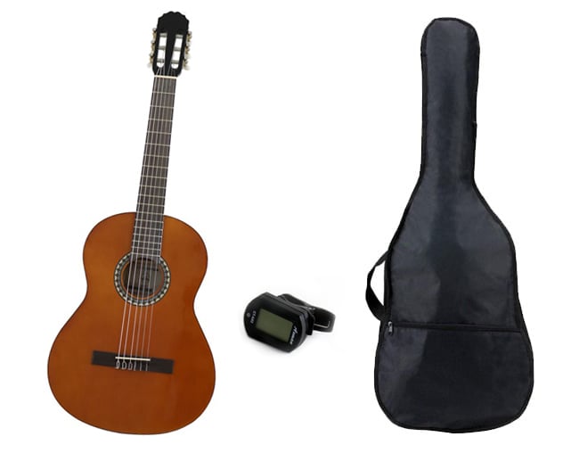 VGS 170 3/4 Classical Guitar Pack Natural With bag and tuner