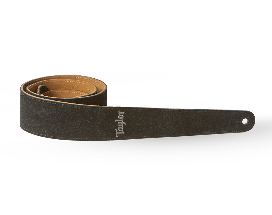 Taylor Embroidered Suede 2,5" Black Guitar Strap