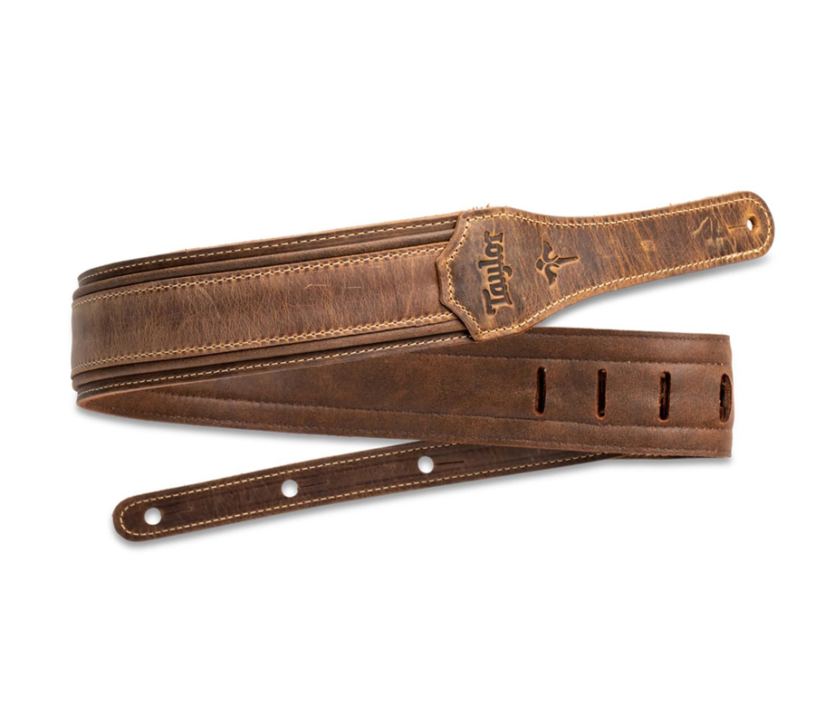 Taylor Wings 3" Dark Brown Guitar Strap