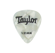 Palheta Taylor Celluloid 351 White Pearl 1.21mm 72 UN