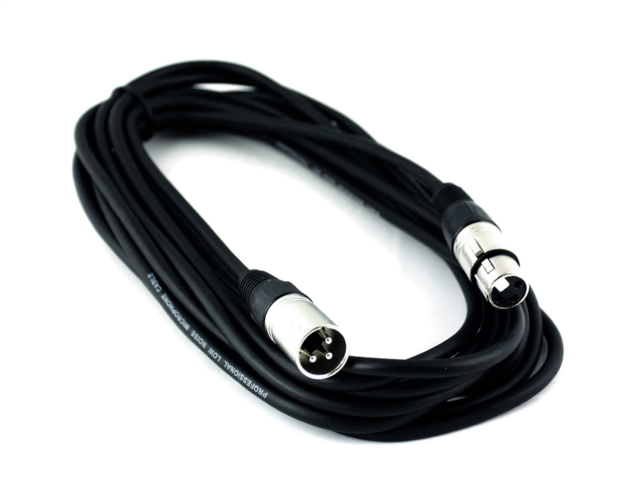 PowerAcoustics CAB2020 3mts xlrF/xlrM Microphone Cable