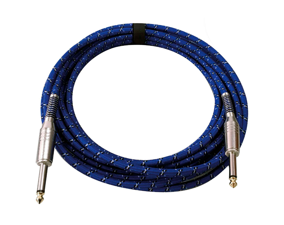 PowerAcoustics CAB2208 Blue 6 mt Instrument Cable