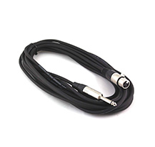 PowerAcoustics CAB2023 1 mt xlrF/JackM Microphone Cable