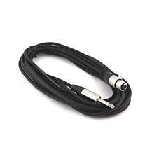 PowerAcoustics CAB2024 3 mt XlrF/JackM Microphone Cable