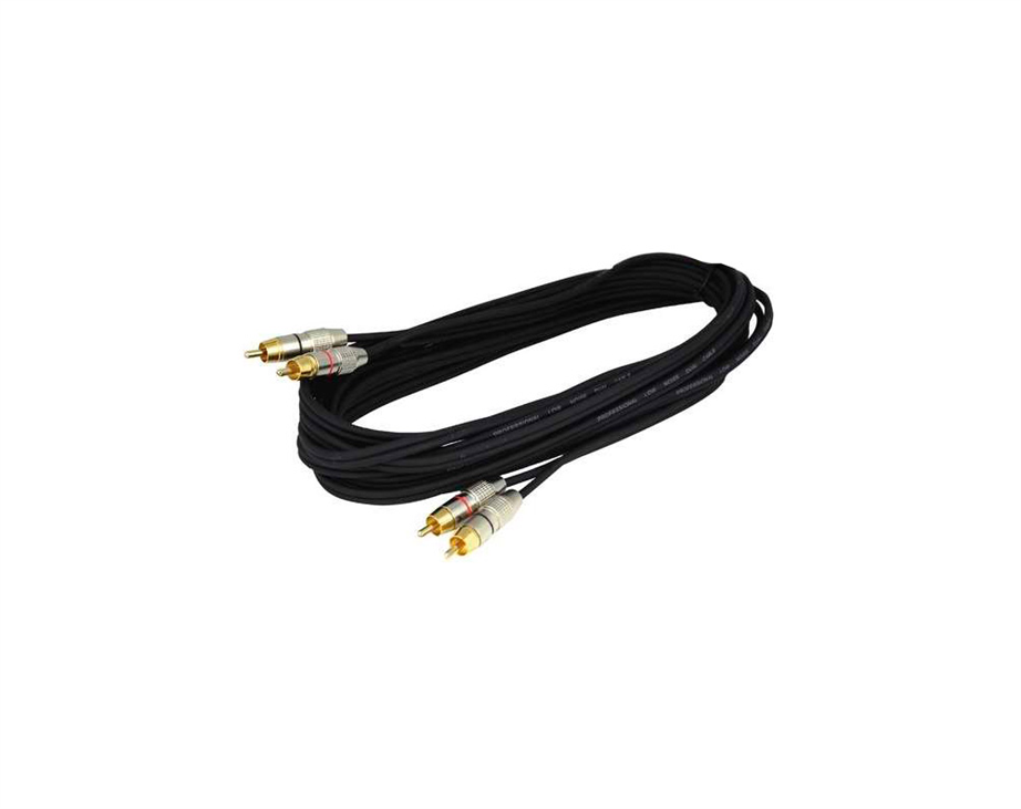 PowerAcoustics CAB2122 2xRcaM/2xRcaM 10mt Audio cable