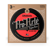 D'Addario EJ45-3D Classical Guitar String Set Normal Tension 3 Sets