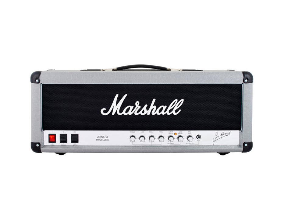 Amp Guitarra Cabeça Válvulas Marshall 2555X Silver Jubilee Cinza