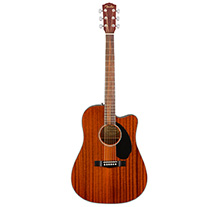 Fender CD60SCE All-Mahogany Natural Acoustic Electric Guitar