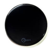 Aquarian REF16B Black Reflector 16" Bass Drum head