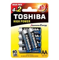 Toshiba LR6GCP BP-6 2F AA 6 UN Battery