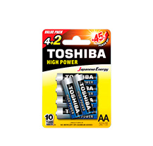 Toshiba LR6GCP BP-6 2F AA 6 UN Battery