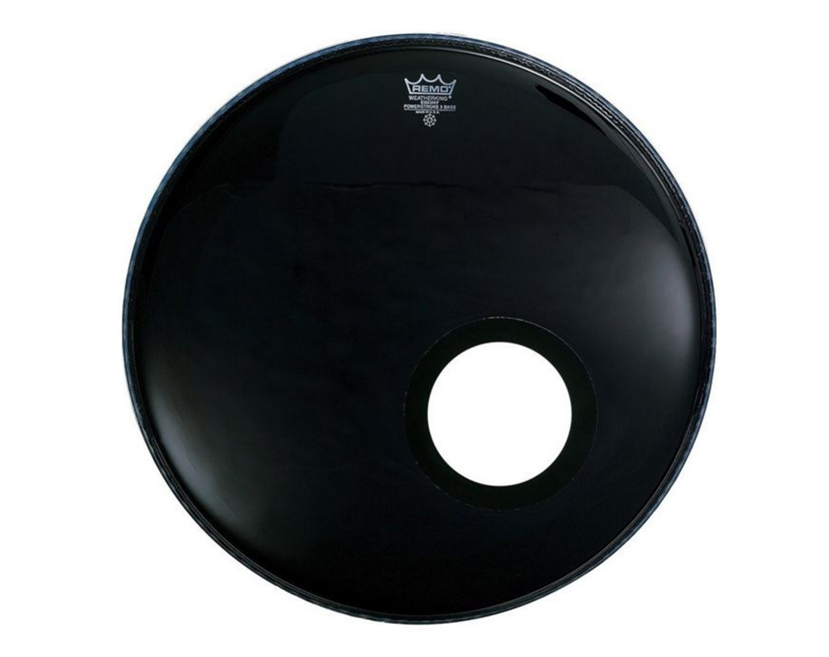 Remo P3-1018-ES-DM Powerstroke Black 18" Bass Drum