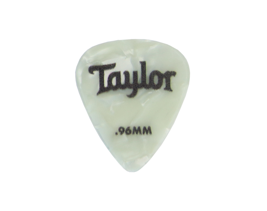 Taylor Celluloid 351 White Pearl 0.96mm 6 UN Picks