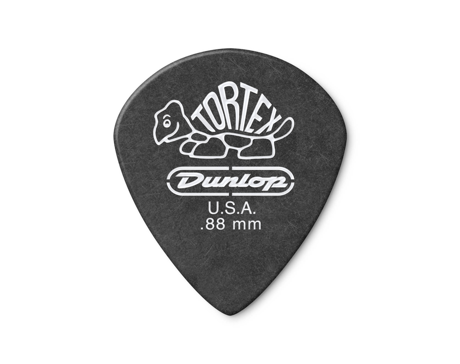 Plectros Jim Dunlop 482R Pitch Black Jazz III 0.88mm 6 UN