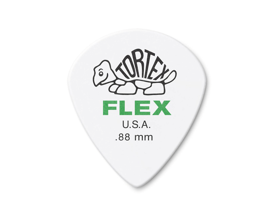 Jim Dunlop 468R FlexJazz III White 0.88mm 12 UN Picks