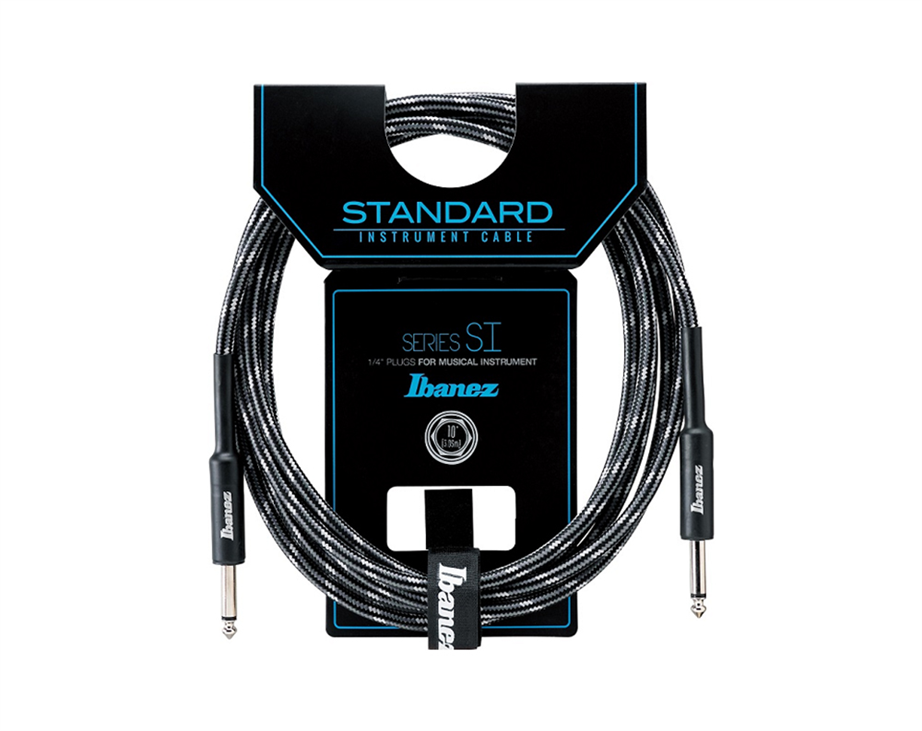 Ibanez SI10 3,05 mts Instrument Cable Black / Cream