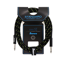 Ibanez SI10 3,05 mts Instrument Cable Black / Green