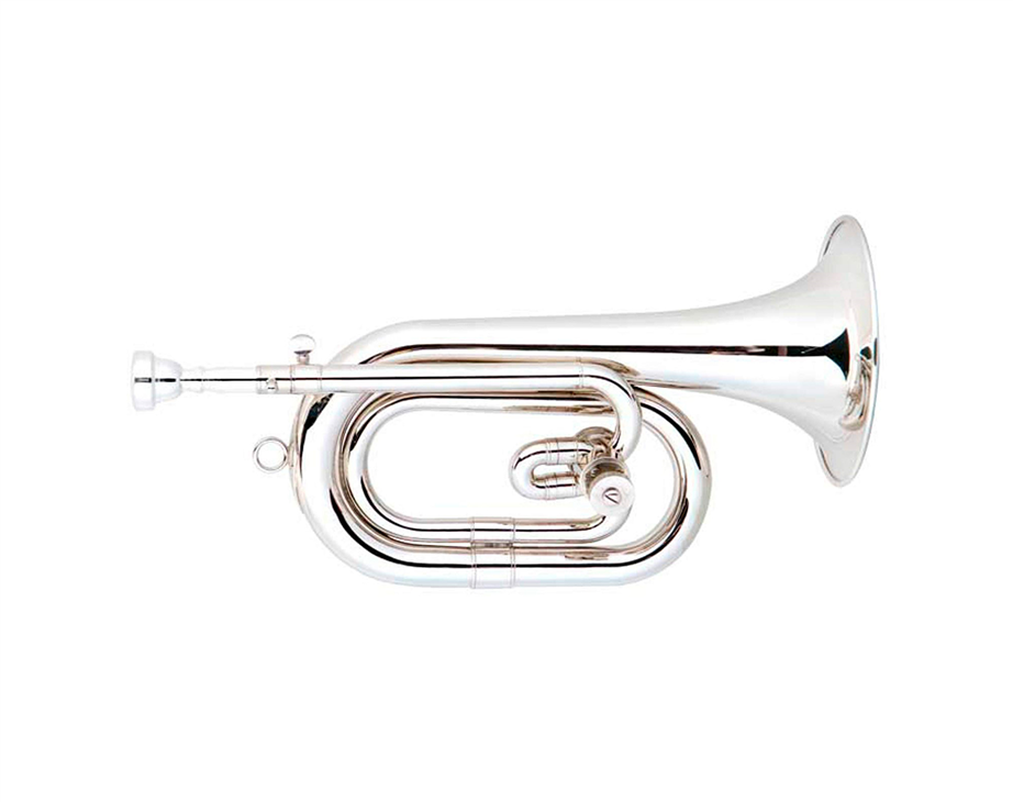 Alysée E100S Silver-Plated Bugle