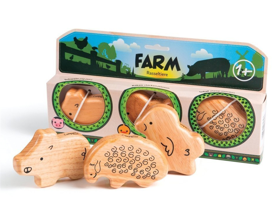 Campanilla Farm Animals Kids Shaker
