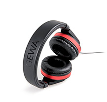 Gewa HP SIX Black / Red Headphones