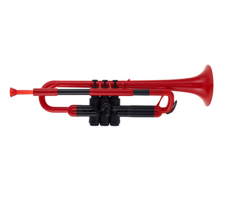 Trompete PTrumpet Plástico Sib Vermelho