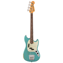 Fender Mustang JMJ Road Worn RW Daphne Blue Short Scale Electric Bass