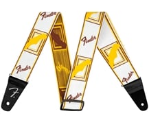 Fender Weighless Monogram White Guitar Strap