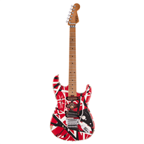 EVH Striped Series Frankenstein Frankie Vermelho / Branco / Preto