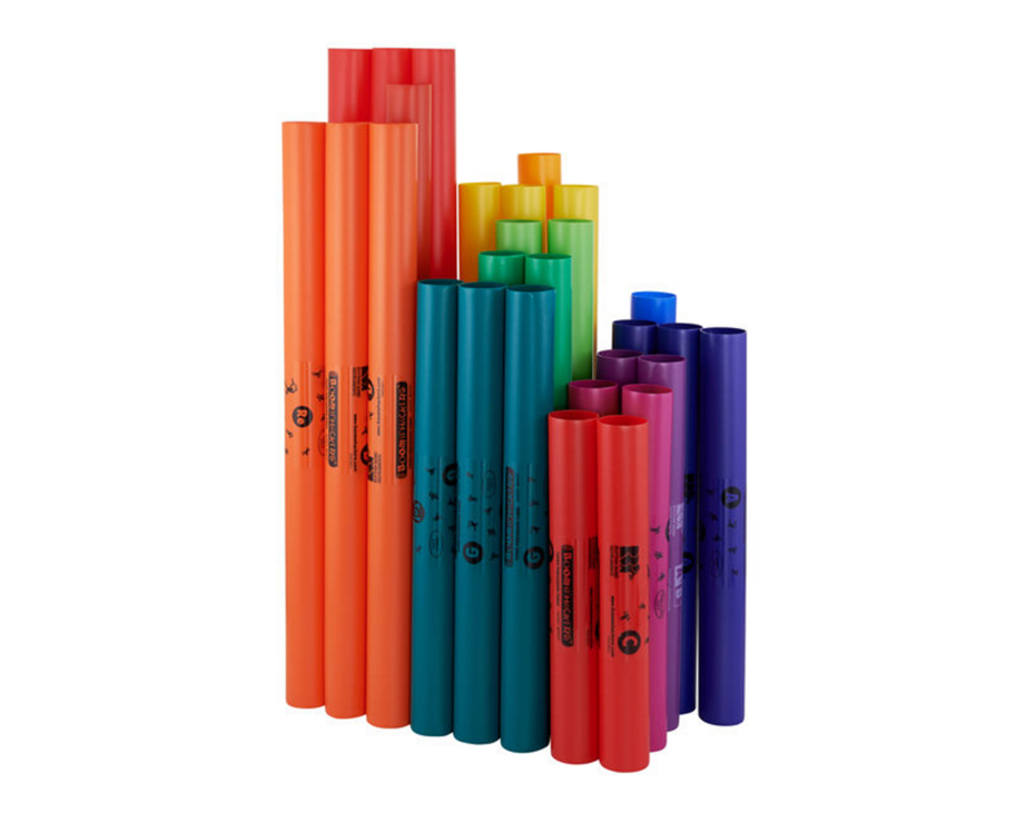 Fuzeau Basic School Set Boomwhackers 28 Tubes/16 Octavers