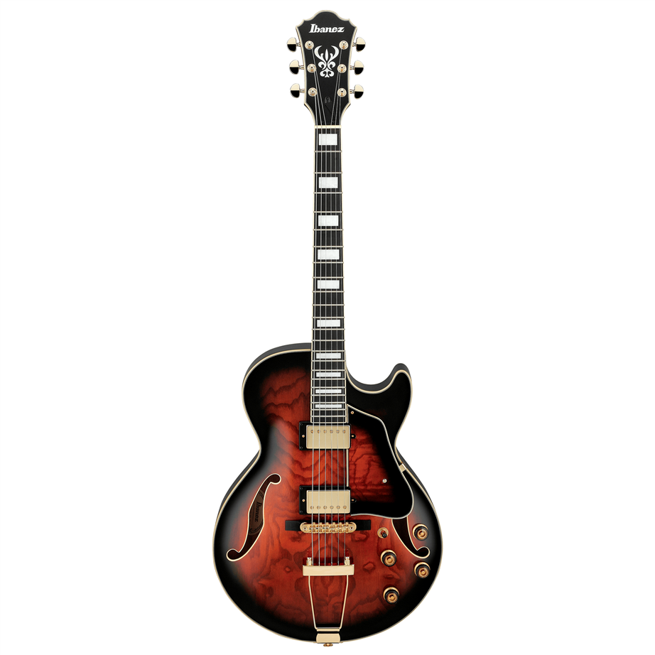 Ibanez AG95QA Dark Brown Sunburst