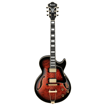 Ibanez AG95QA Dark Brown Sunburst