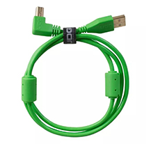 UDG U95004 2.0 A-B Green 1mt Angle Plug USB Cable