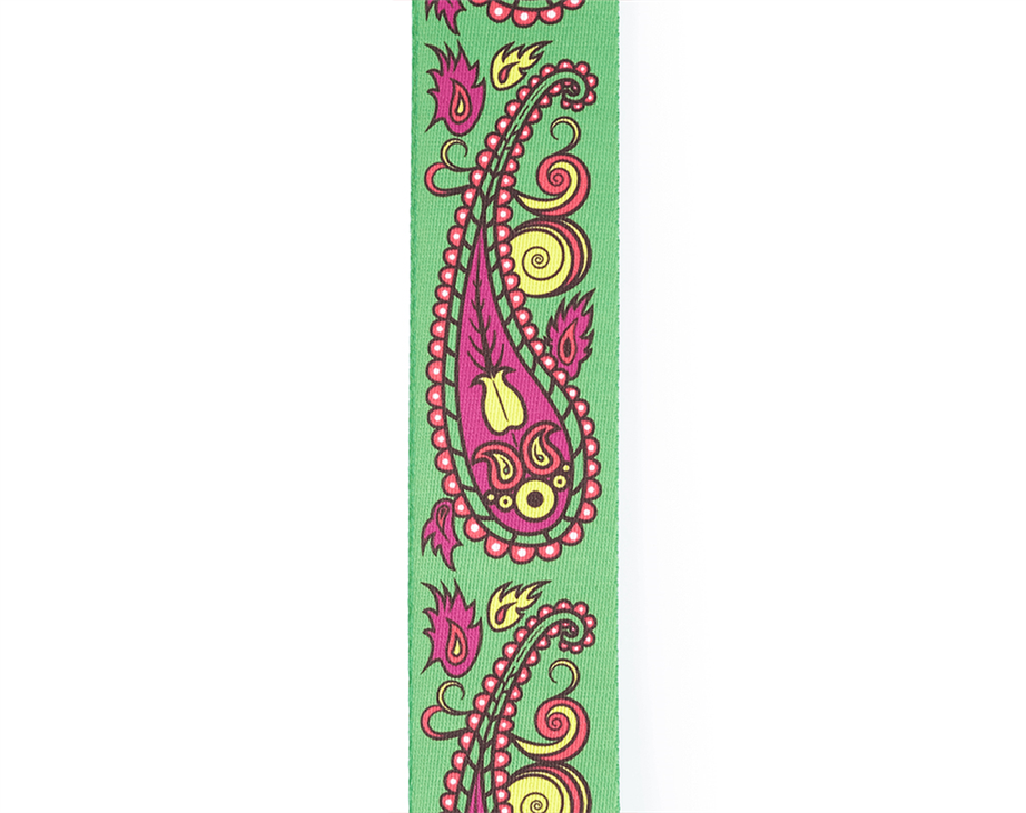 D'Addario 50JS13 Paisley Green Guitar Strap