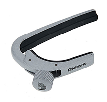 D'Addario CP02S Silver Gel/Gac Capo