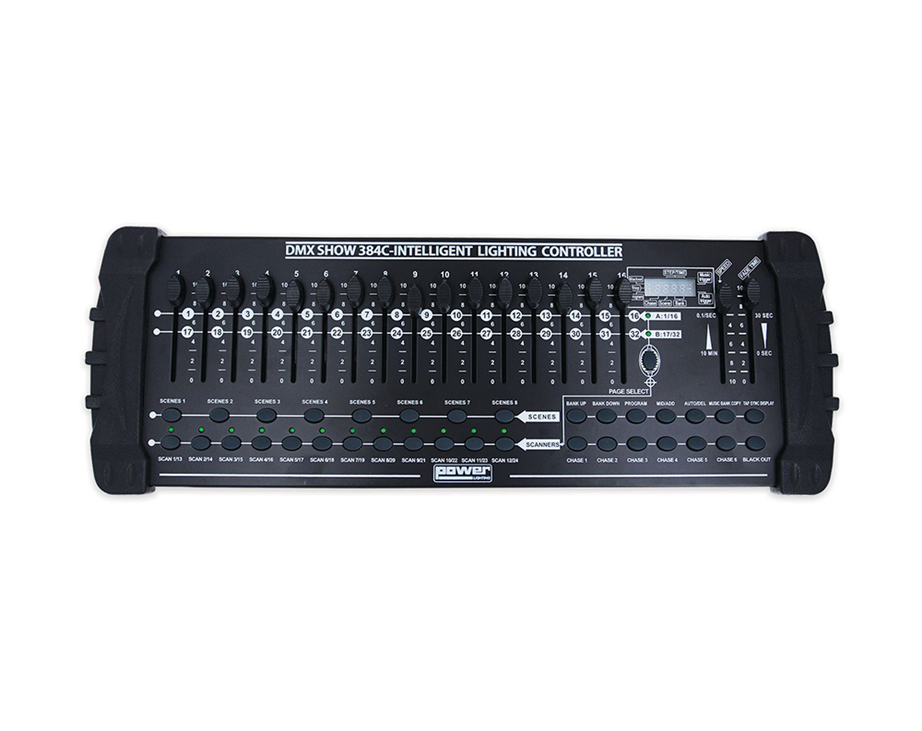 Mesa Controlo PowerLighting Show 384C DMX
