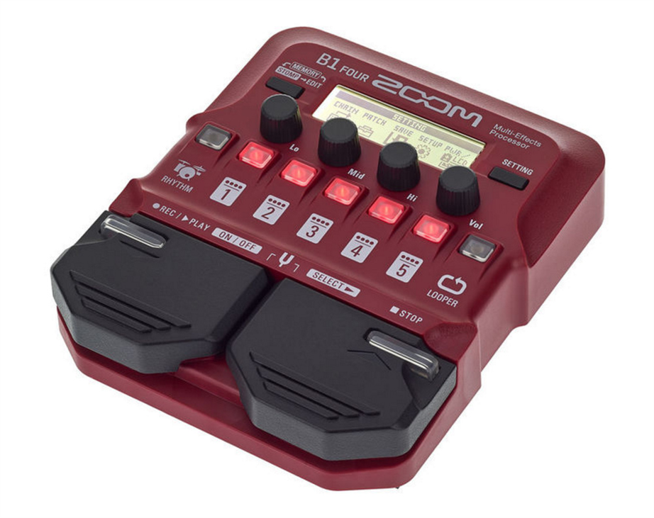 Zoom B1 Four Bass Multi-Effects Processor