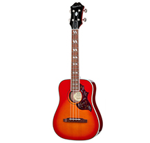 Epiphone Hummingbird Outfit Tenor Ukulele Faded Cherry Sunburst