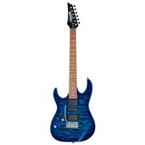 Ibanez GRX70QAL Left-Handed Trans Blue Burst