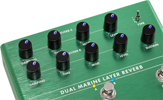 Pedal de guitarra Fender Dual Marine Layer Reverb | Ludimusic