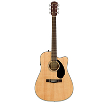Guitarra Electro-Acústica Dreadnought Fender CD60SCE Natural